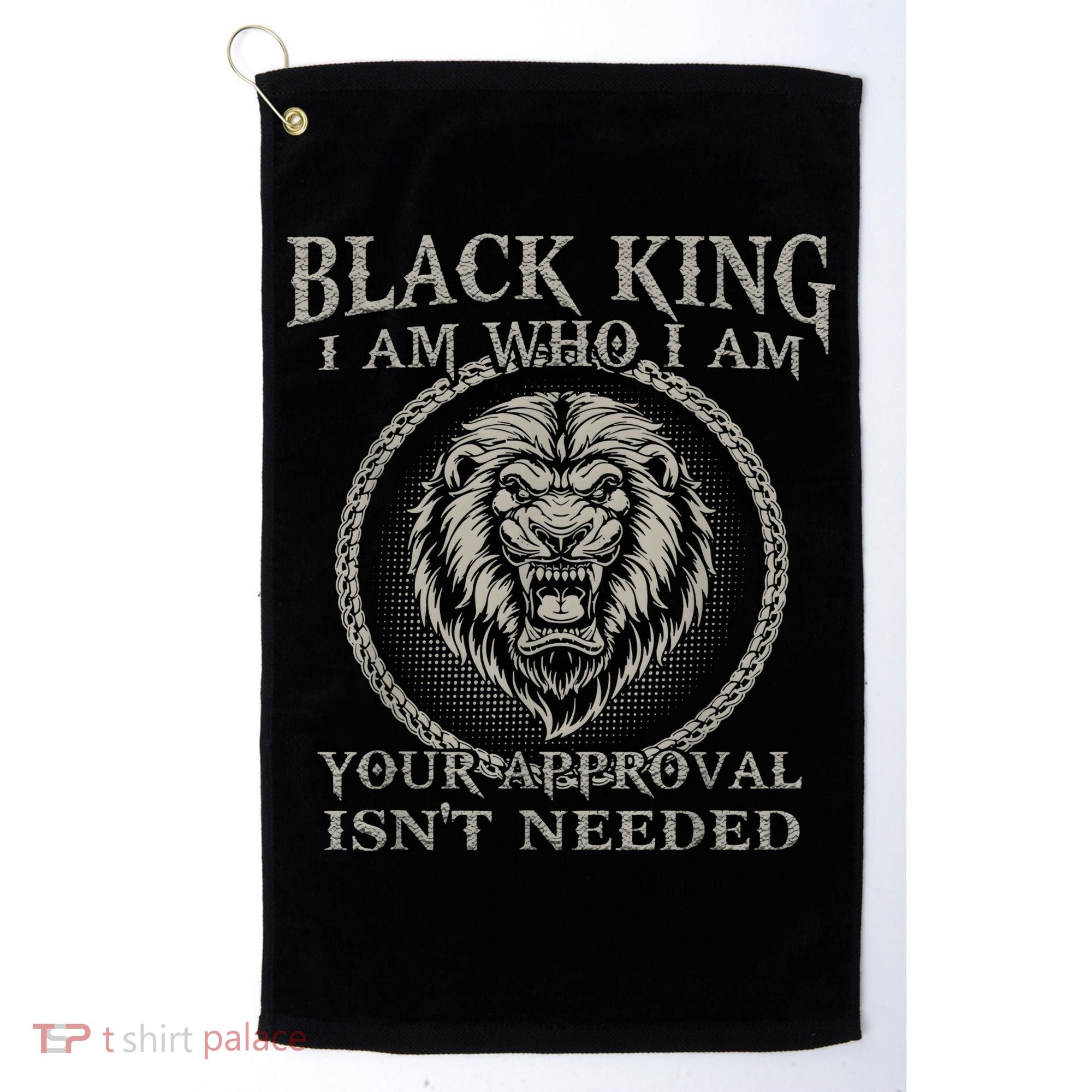 BLACK KING FOR AFRICAN AMERICAN Golf Towel