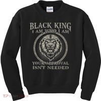 BLACK KING FOR AFRICAN AMERICAN Kids Sweatshirt thumb 0