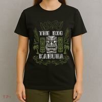 Big Kahuna Funny Hawaiian Luau Outfit Funny Luau T-Shirt thumb 4