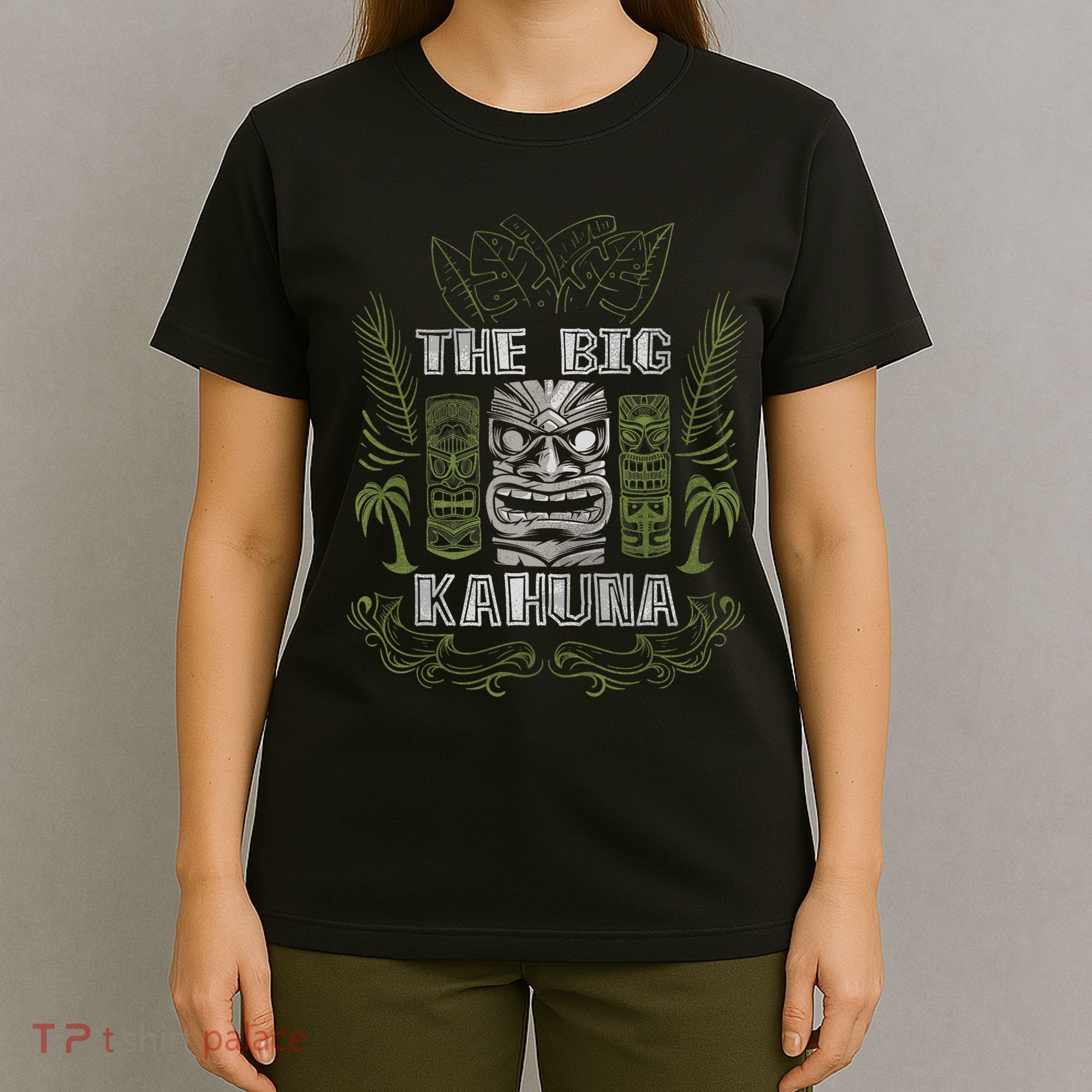 Big Kahuna Funny Hawaiian Luau Outfit Funny Luau T-Shirt