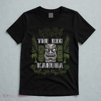 Big Kahuna Funny Hawaiian Luau Outfit Funny Luau T-Shirt thumb 5