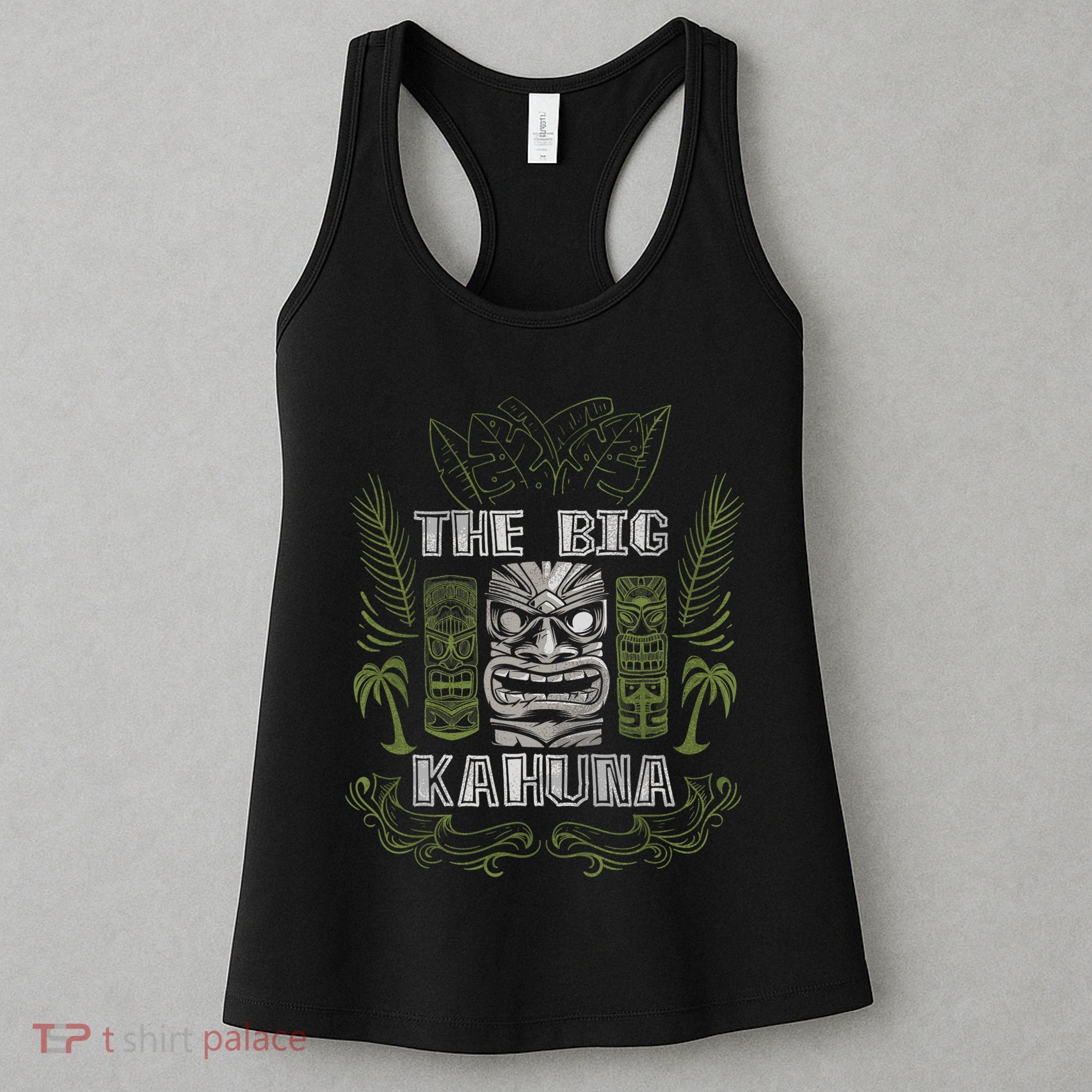 Big Kahuna Funny Hawaiian Luau Outfit Funny Luau Women's Tank Top