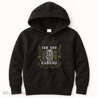 Big Kahuna Funny Hawaiian Luau Outfit Funny Luau Kids Hoodie thumb 0