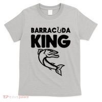 Barracuda King Funny Deep Sea Fishing T-Shirt thumb 0
