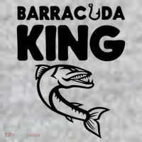 Barracuda King Funny Deep Sea Fishing Kids Sweatshirt thumb 2