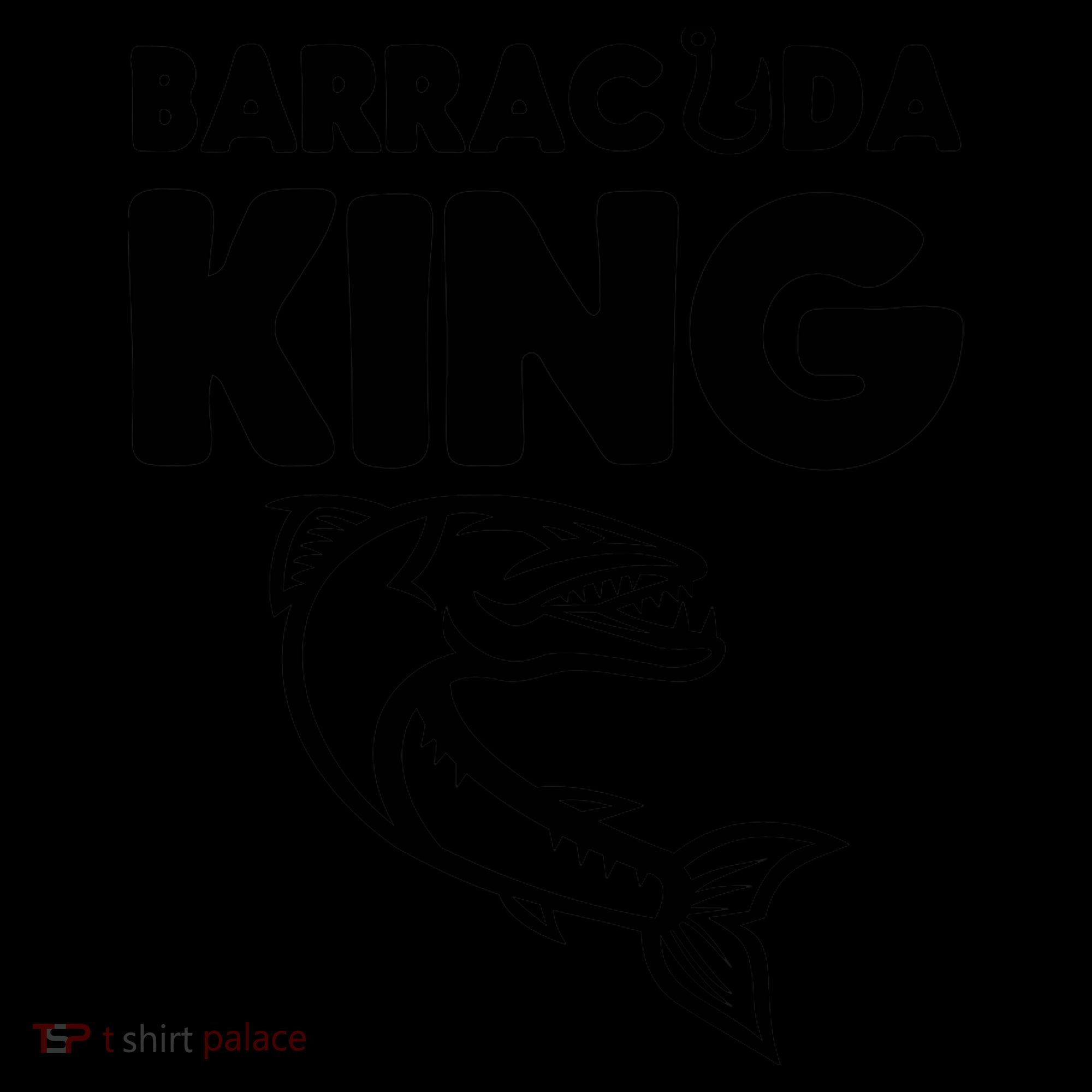 Barracuda King Funny Deep Sea Fishing Women's Hoodie
