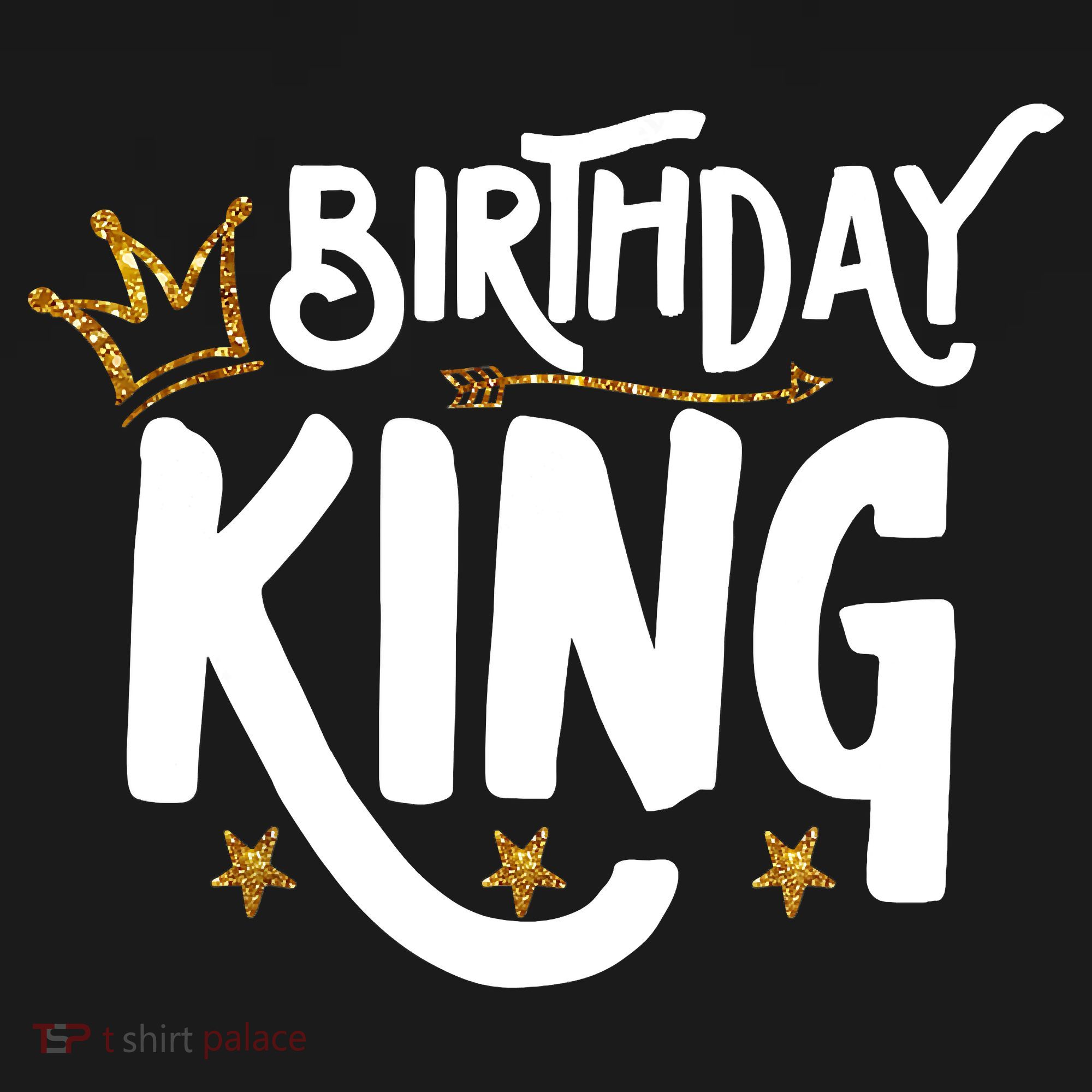 Birthday King Gold Crown Birthday Boy Funny Ornament