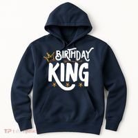 Birthday King Gold Crown Birthday Boy Funny Hoodie thumb 0
