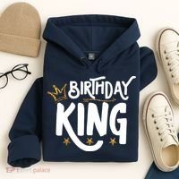 Birthday King Gold Crown Birthday Boy Funny Hoodie thumb 4