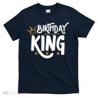 Birthday King Gold Crown Birthday Boy Funny T-Shirt thumb 0