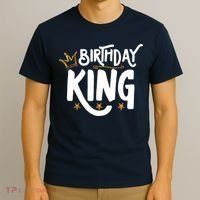 Birthday King Gold Crown Birthday Boy Funny T-Shirt thumb 3