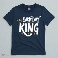 Birthday King Gold Crown Birthday Boy Funny T-Shirt thumb 5