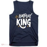 Birthday King Gold Crown Birthday Boy Funny Tank Top thumb 0