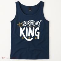 Birthday King Gold Crown Birthday Boy Funny Tank Top thumb 2