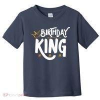 Birthday King Gold Crown Birthday Boy Funny Toddler T-Shirt thumb 0