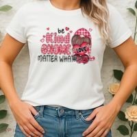 Be Kind Gnome Matter What Valentines Gift For Valentine Day Women's T-Shirt thumb 2