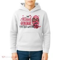 Be Kind Gnome Matter What Valentines Gift For Valentine Day Kids Hoodie thumb 4
