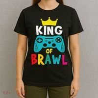 Brawl King Gamer Brawler Brawl T-Shirt thumb 4