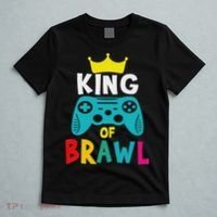 Brawl King Gamer Brawler Brawl T-Shirt thumb 5