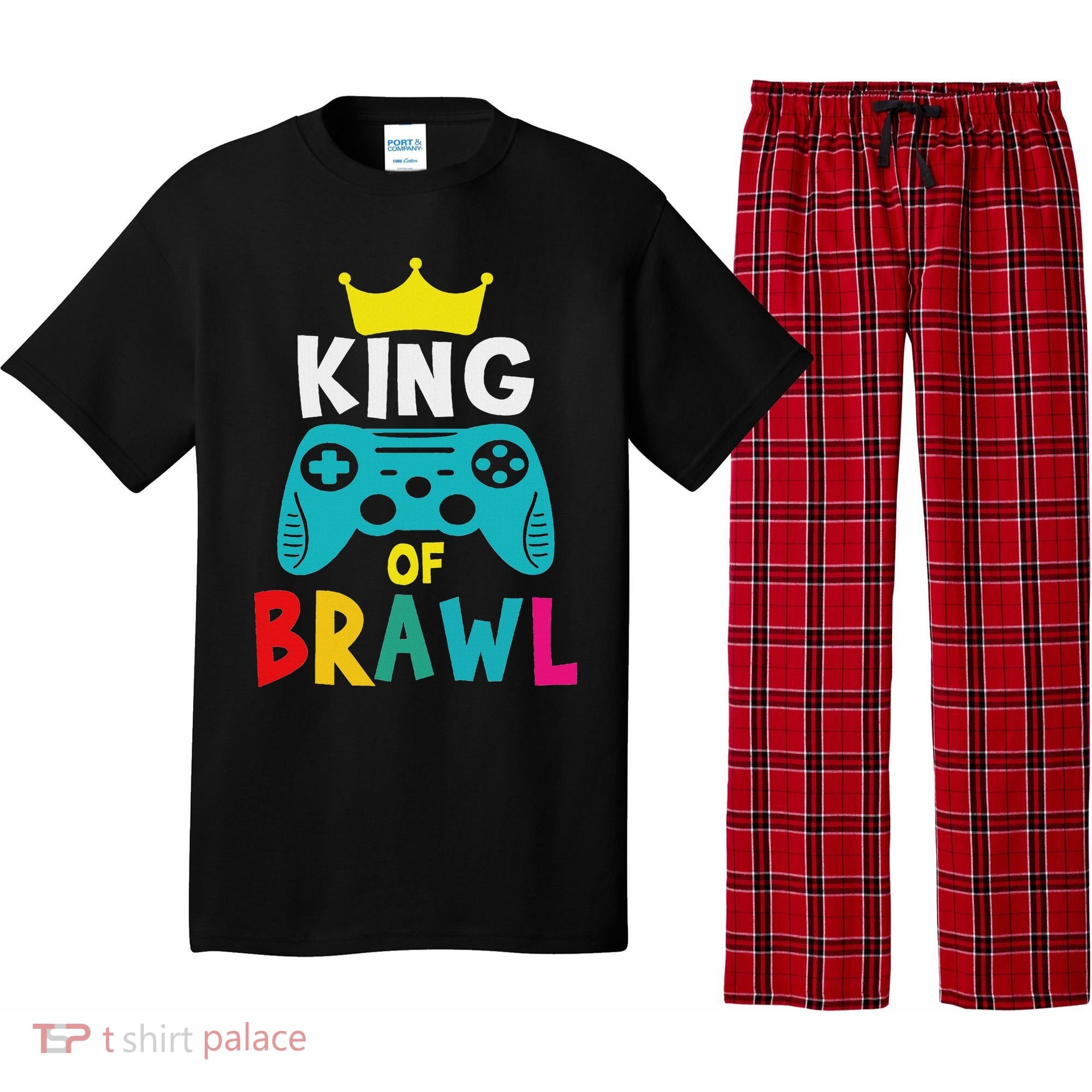 Brawl King Gamer Brawler Brawl Pajama Set