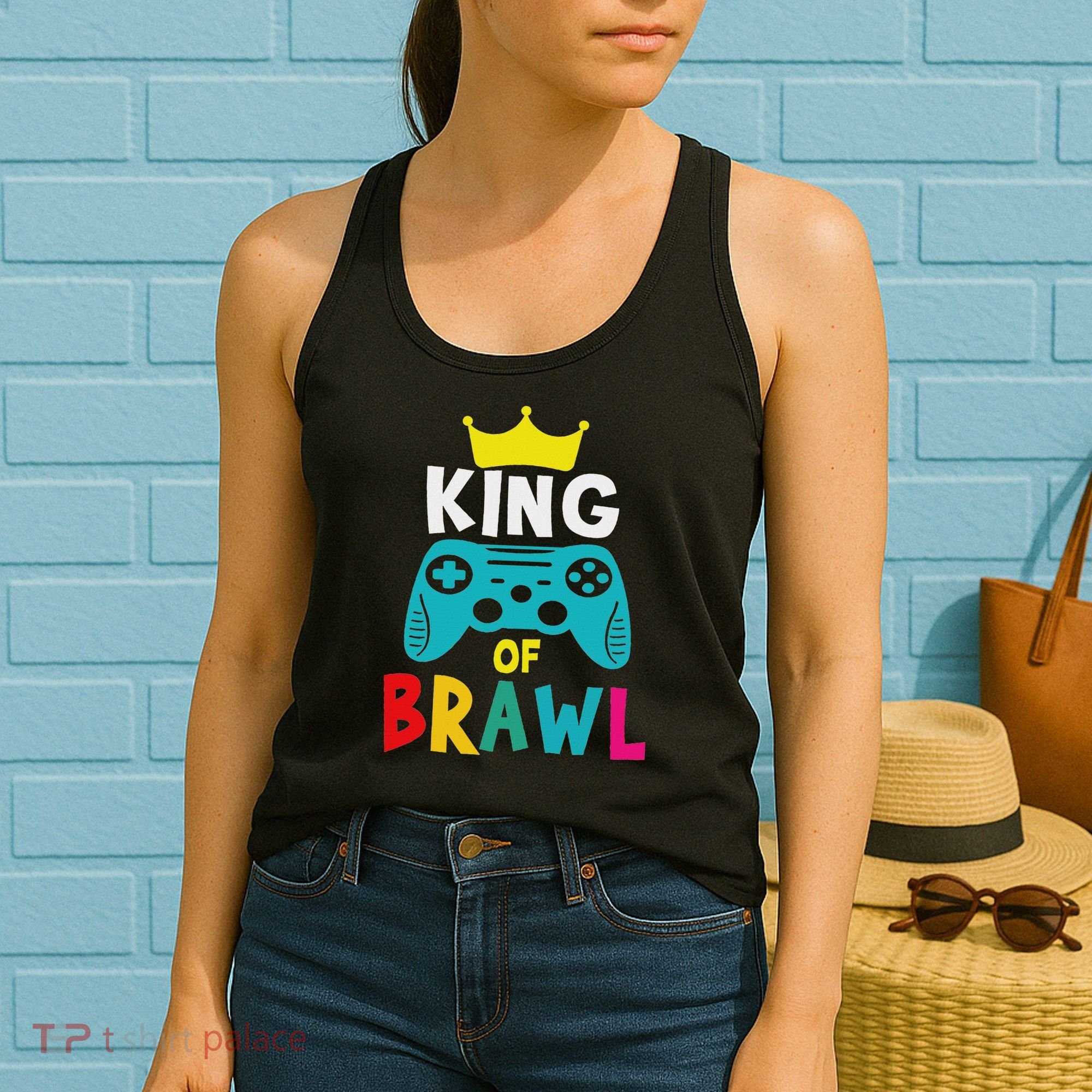 Brawl King Gamer Brawler Brawl Women's Tank Top
