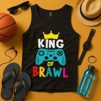 Brawl King Gamer Brawler Brawl Tank Top thumb 4