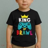 Brawl King Gamer Brawler Brawl Toddler T-Shirt thumb 2