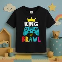 Brawl King Gamer Brawler Brawl Toddler T-Shirt thumb 3