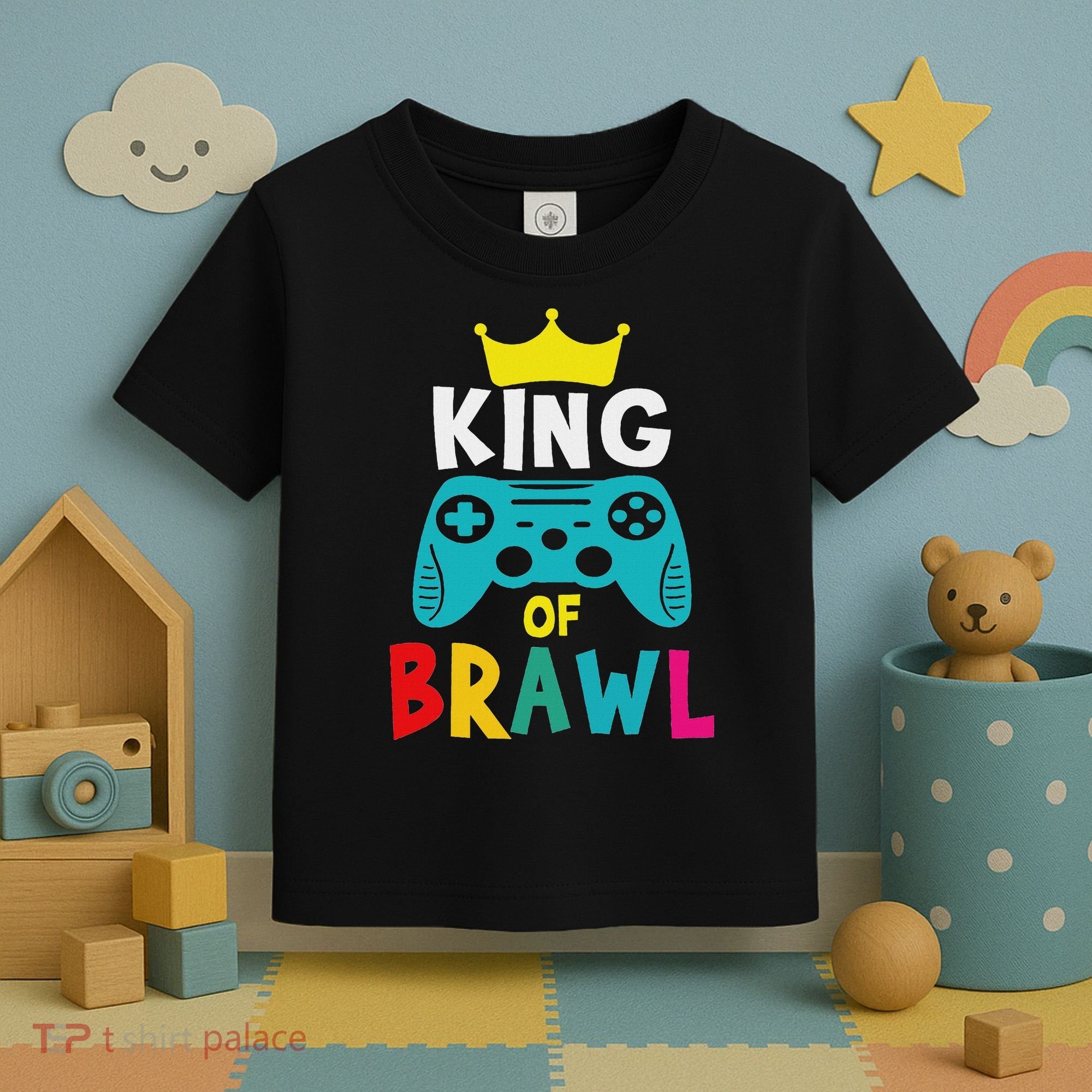 Brawl King Gamer Brawler Brawl Toddler T-Shirt