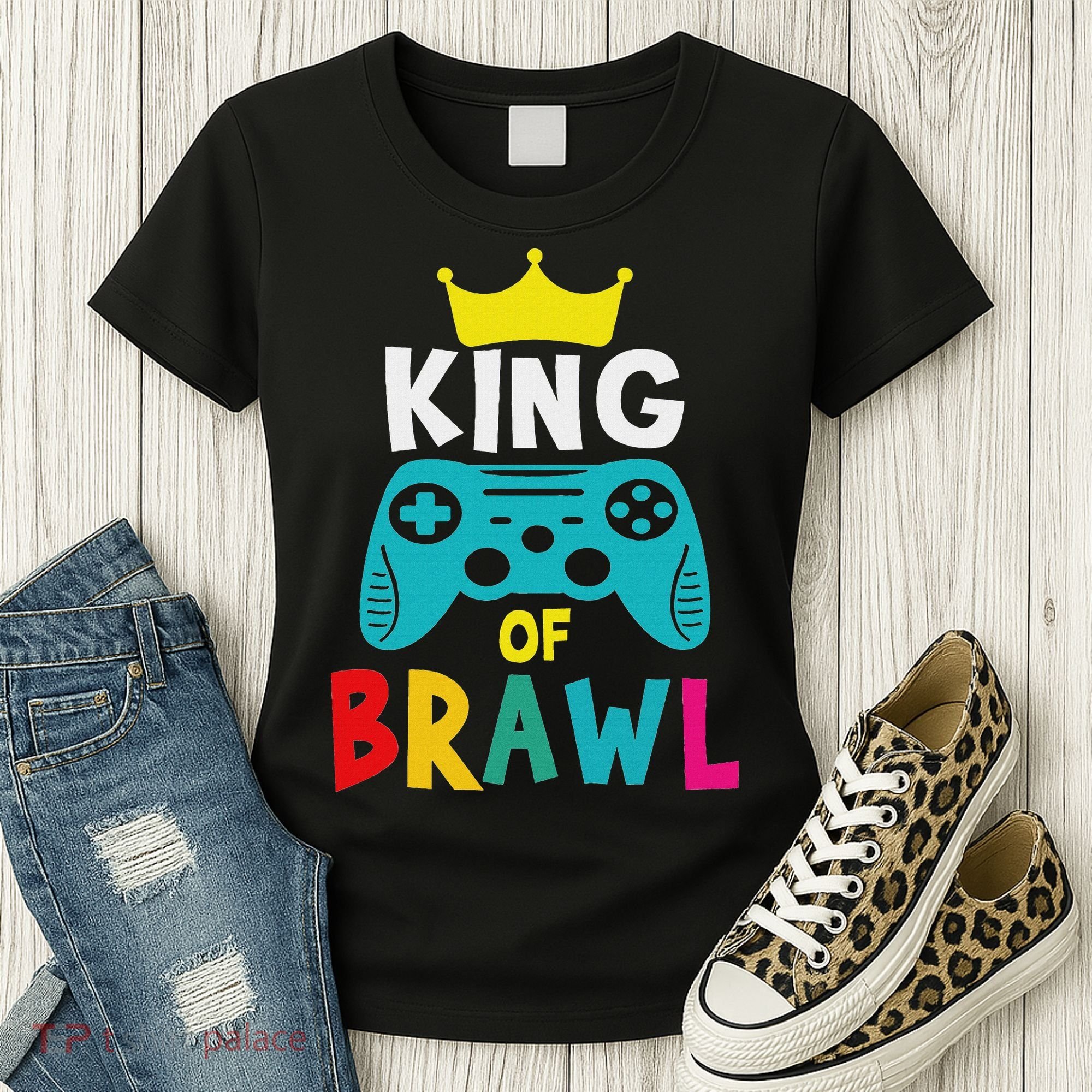Brawl King Gamer Brawler Brawl Women's T-Shirt