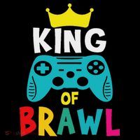 Brawl King Gamer Brawler Brawl Kids Long Sleeve Shirt thumb 2