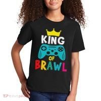 Brawl King Gamer Brawler Brawl Kids T-Shirt thumb 2