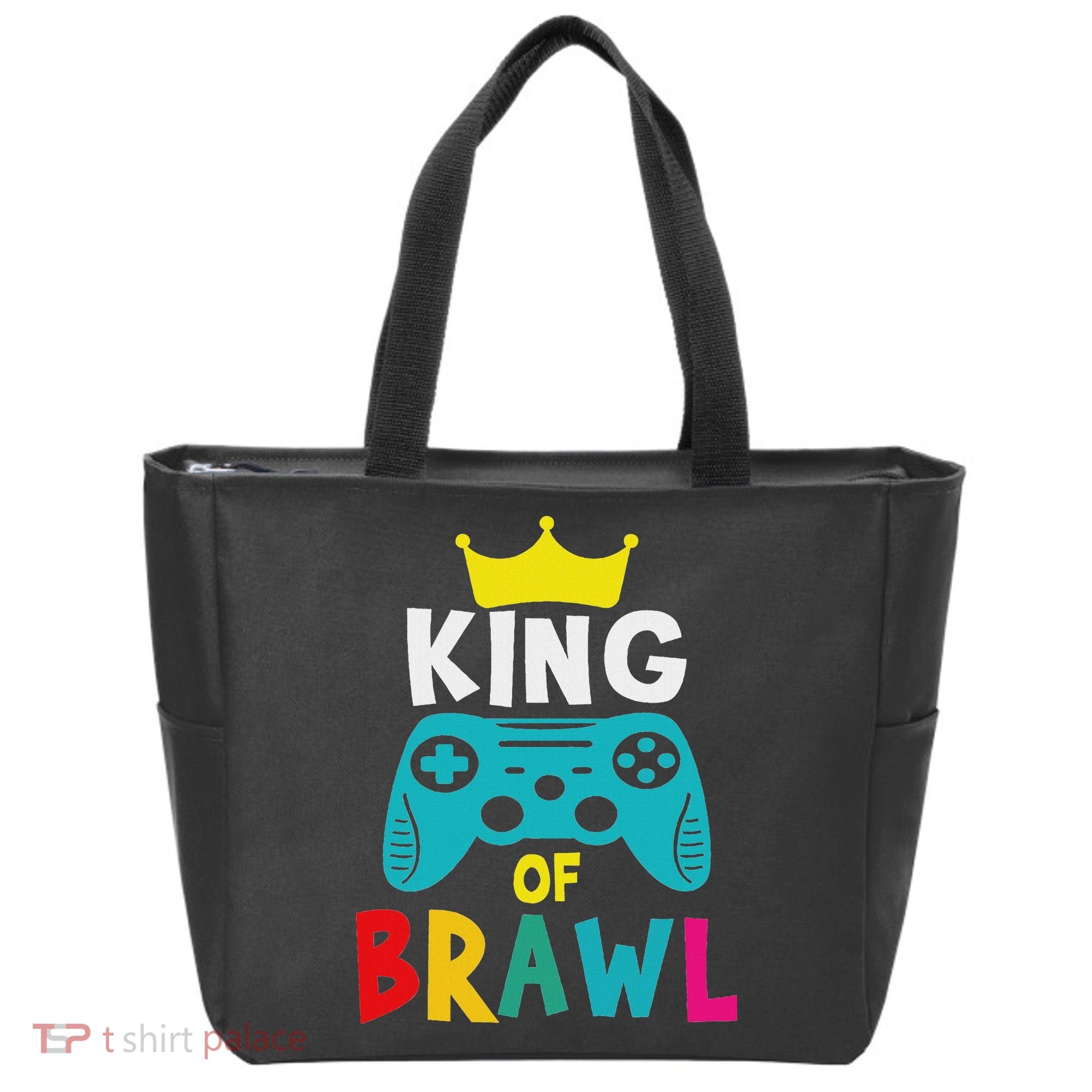 Brawl King Gamer Brawler Brawl Tote Bag