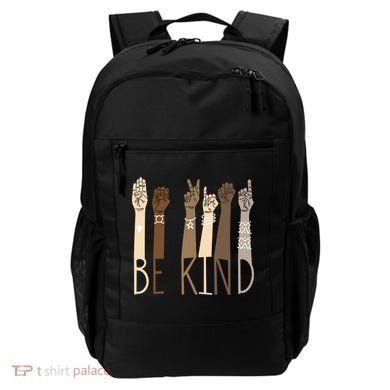 Be Kind Gift Sign Language Hand Talking Funny Teachers Interpreter Asl Gift Backpack