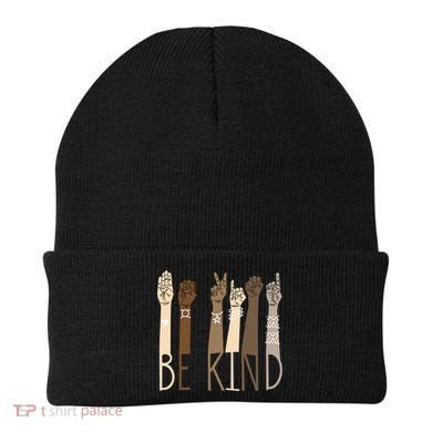 Be Kind Gift Sign Language Hand Talking Funny Teachers Interpreter Asl Gift Beanie
