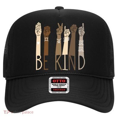 Be Kind Gift Sign Language Hand Talking Funny Teachers Interpreter Asl Gift Hat