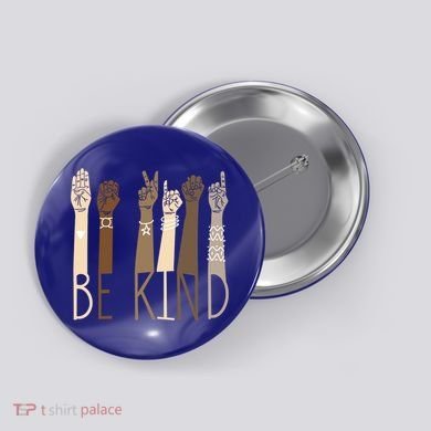 Be Kind Gift Sign Language Hand Talking Funny Teachers Interpreter Asl Gift Button