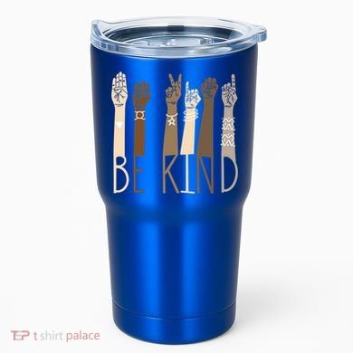 Be Kind Gift Sign Language Hand Talking Funny Teachers Interpreter Asl Gift Tumbler