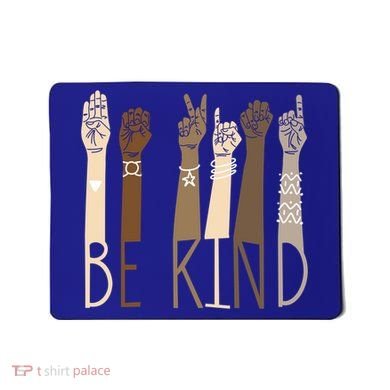 Be Kind Gift Sign Language Hand Talking Funny Teachers Interpreter Asl Gift Mousepad