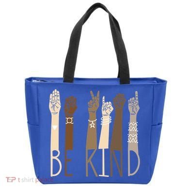 Be Kind Gift Sign Language Hand Talking Funny Teachers Interpreter Asl Gift Tote Bag