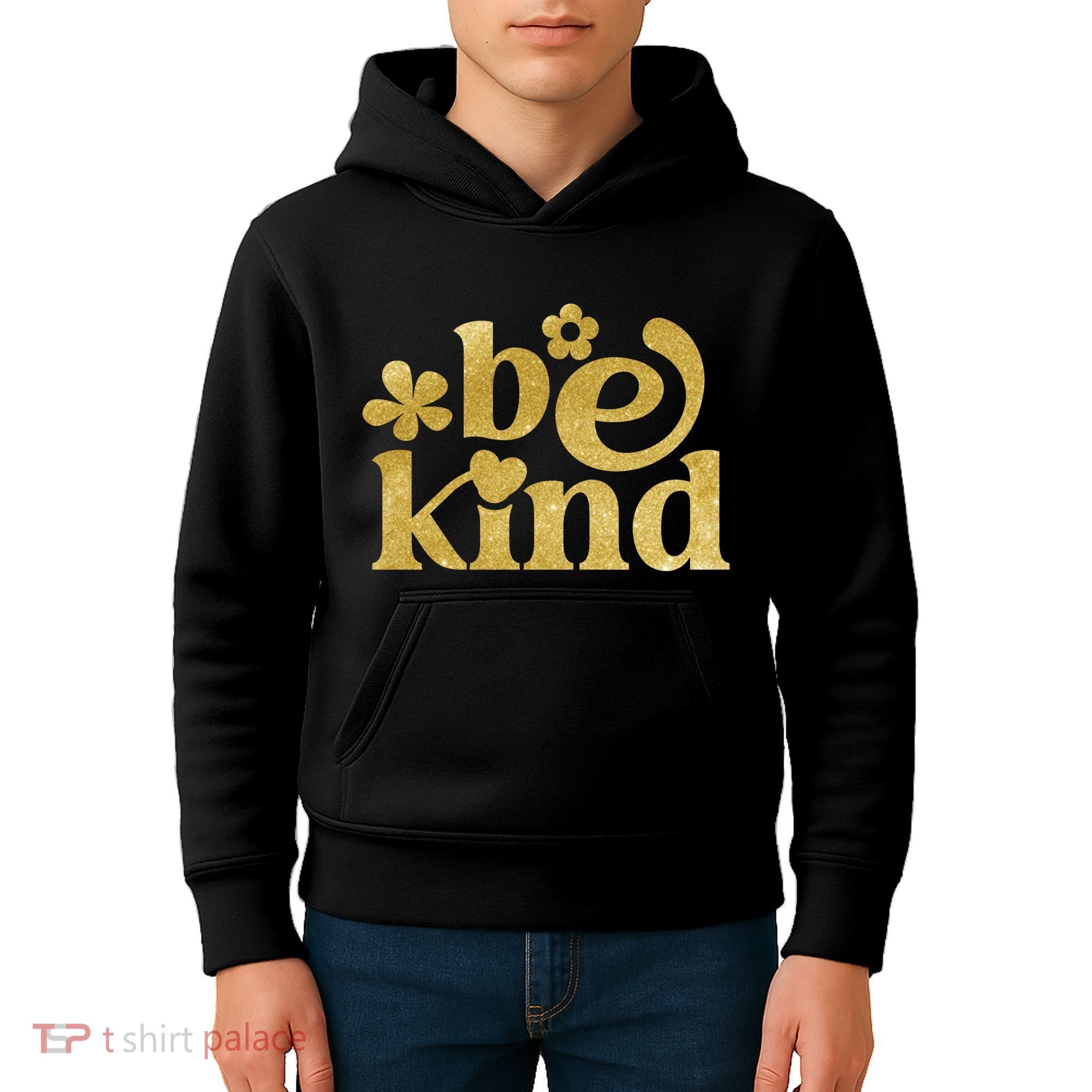 Be Kind Gold Edition Kids Hoodie