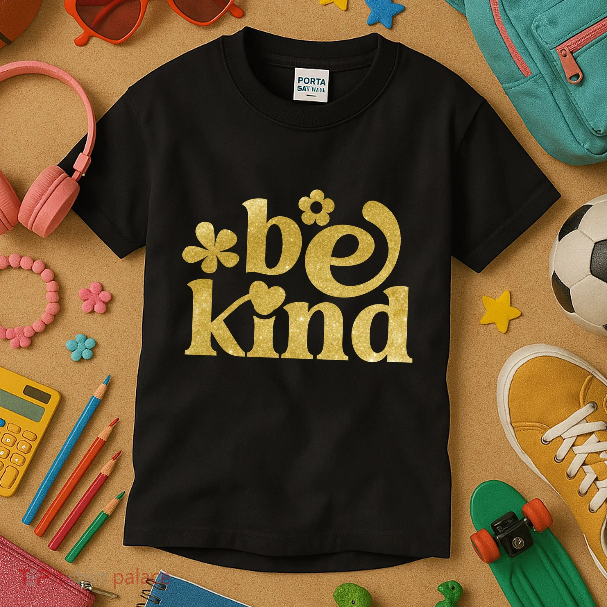 Be Kind Gold Edition Kids T-Shirt