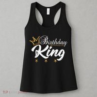 Birthday King Gold Crown Shirt For Boys And Men Women's Tank Top thumb 3