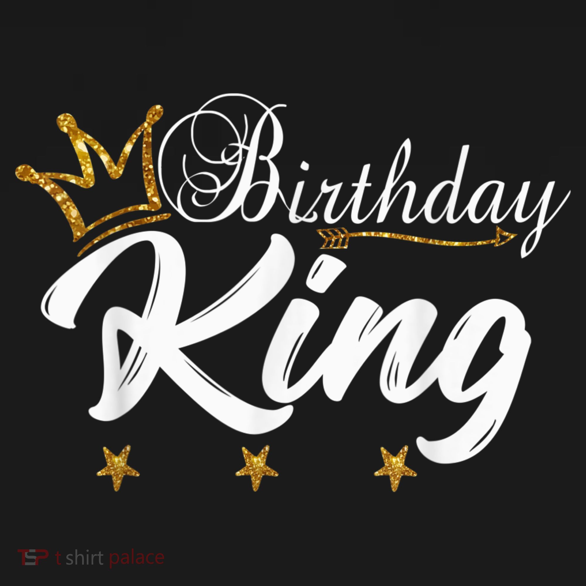 Birthday King Gold Crown Shirt For Boys And Men Baby Bodysuit