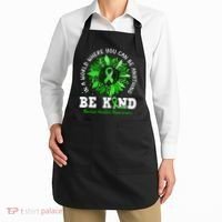 Be Kind Green Ribbon Sunflower Mental Health Awareness  Apron thumb 2