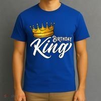 Birthday King Gift For Mens Birthday Birthday T-Shirt thumb 3
