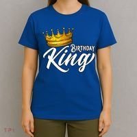 Birthday King Gift For Mens Birthday Birthday T-Shirt thumb 4
