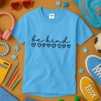 Be Kind Hearts Anti Bullying Kids T-Shirt thumb 3