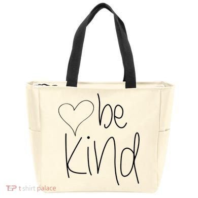 Be Kind Heart Love Blessed Grateful Tote Bag