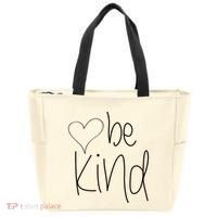 Be Kind Heart Love Blessed Grateful Tote Bag thumb 0